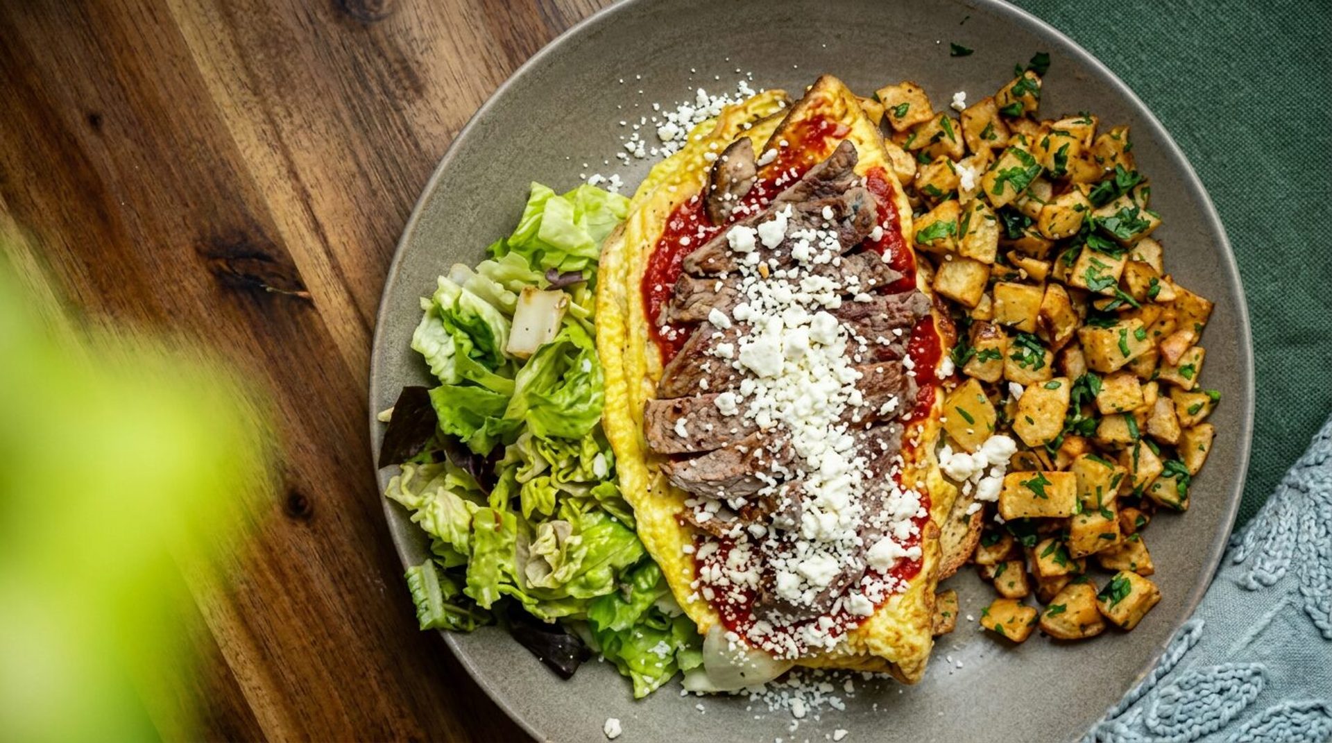 The Zaatar omelet