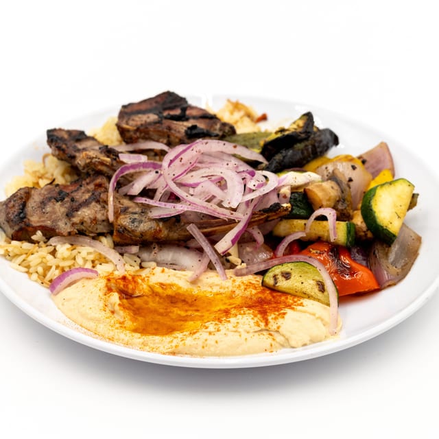 Lamb Chops Platter.